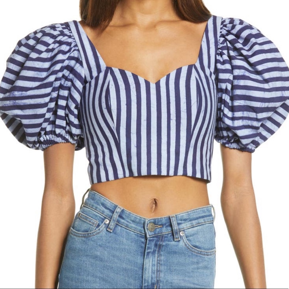 Sika Puff Sleeve Crop Top